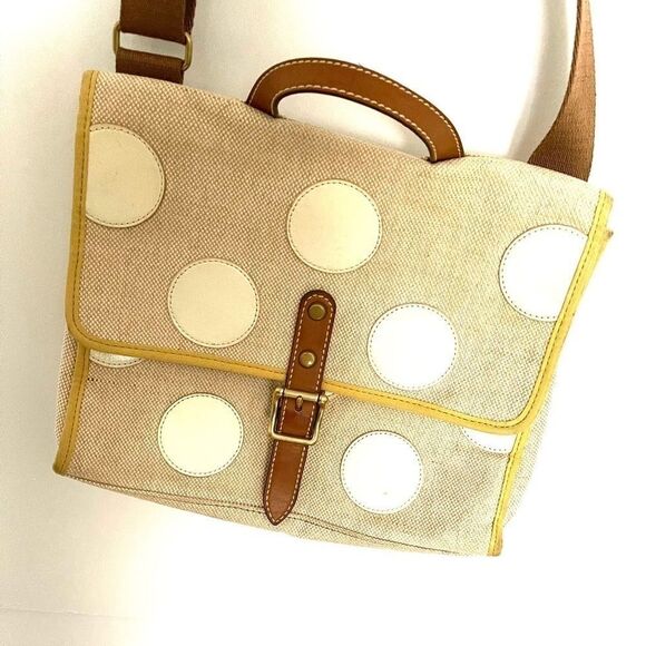 Fossil polka dot messenger bag - Picture 4 of 9